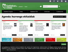Tablet Screenshot of galdakao.net